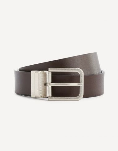 Ceinture cuir boucle vintage