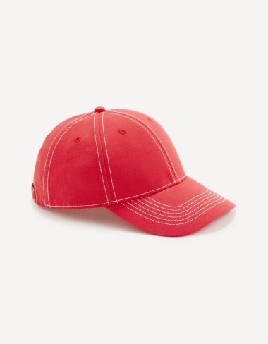 Casquette 100% coton - rouge