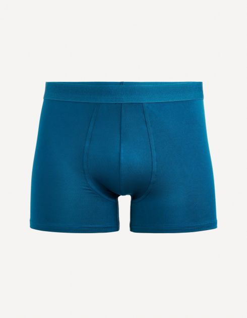 Chaussettes hautes unies - pétrole
