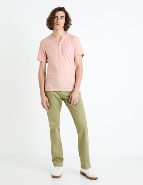 Pantalon chino straight  - vert