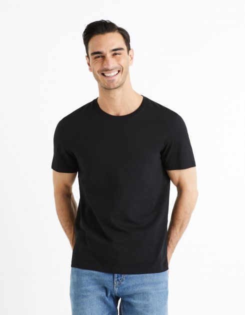 T-shirt col rond 100% coton