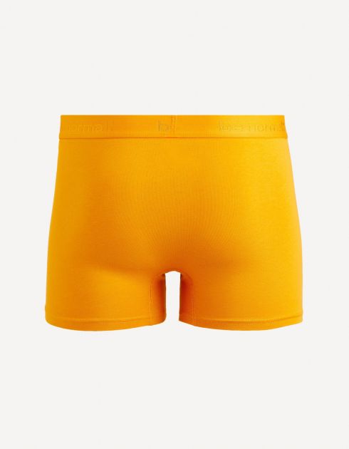 Boxer en coton stretch - jaune
