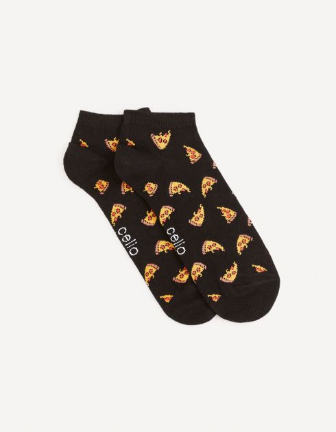 Chaussettes basses coton - noir