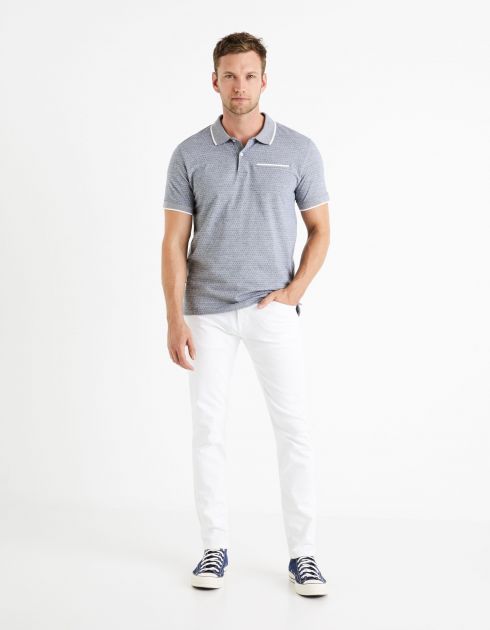 Jean slim C25 powerflex - blanc