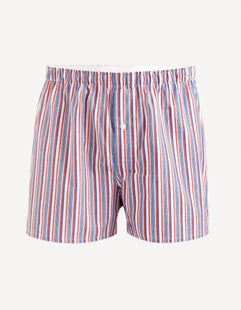 Caleçon 100% coton - rouge