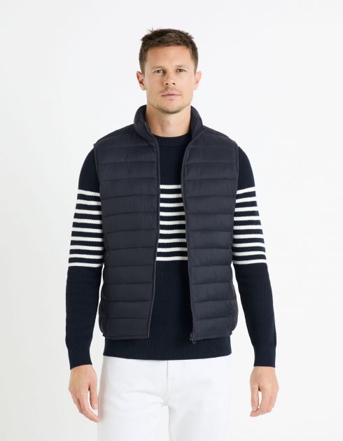 Doudoune light sans manche - marine