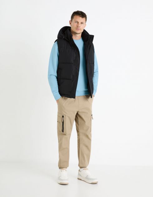 Sweat col rond 100% coton - marine