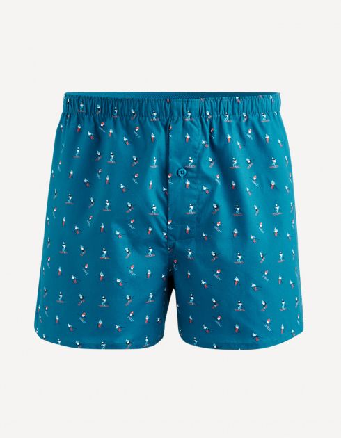 Caleçon 100% coton - marine