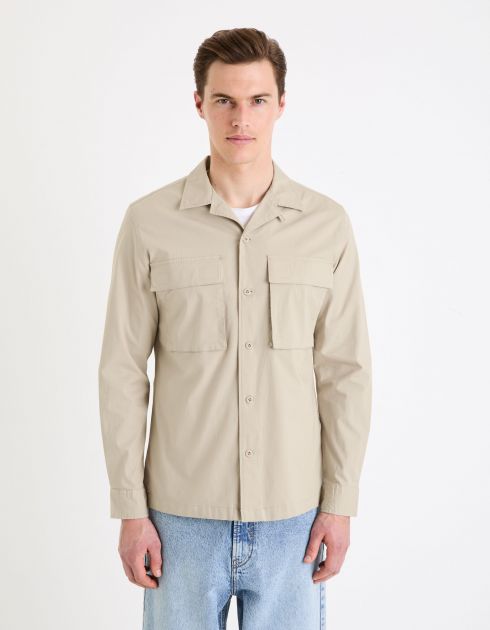 Surchemise en ripstop - beige