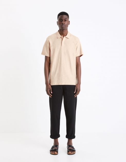 Pantalon jogger en coton - noir