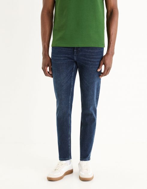 Jean slim stretch C25 3 longueurs - marine