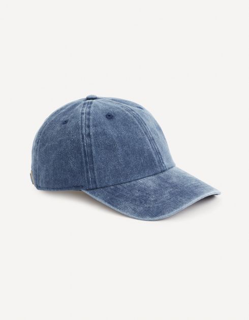 Casquette 100% coton lavé - marine