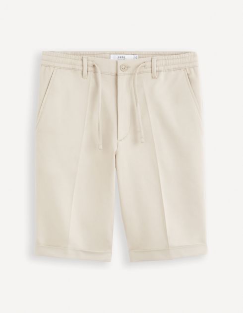 Bermuda 24h coton stretch - beige