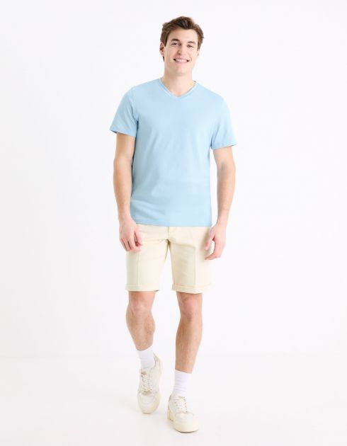 Bermuda 24h coton stretch - naturel