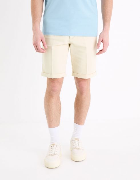 Bermuda 24h coton stretch - naturel