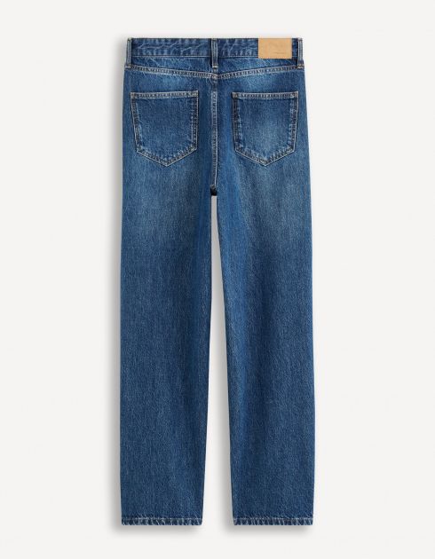 Jean baggy en coton - bleu