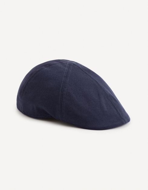 Béret golfeur 100% coton - marine
