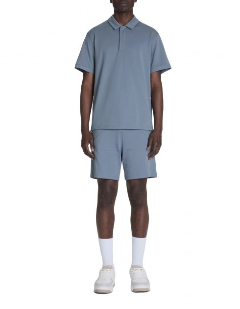 Polo piqué Coolmax - bleu