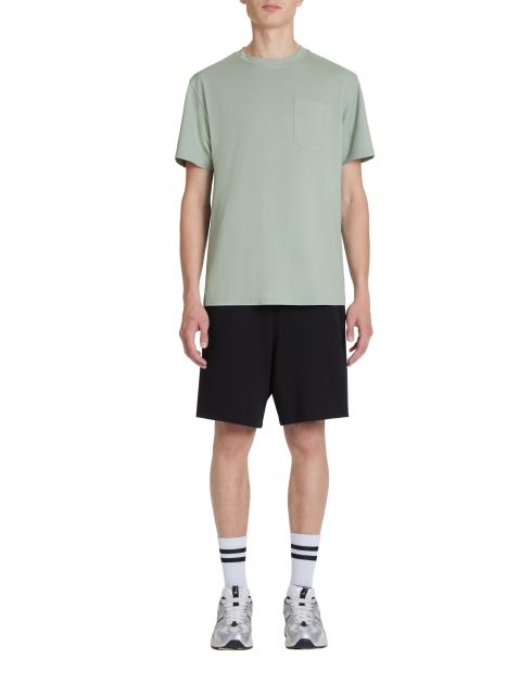 T-shirt col rond Coolmax - vert sauge
