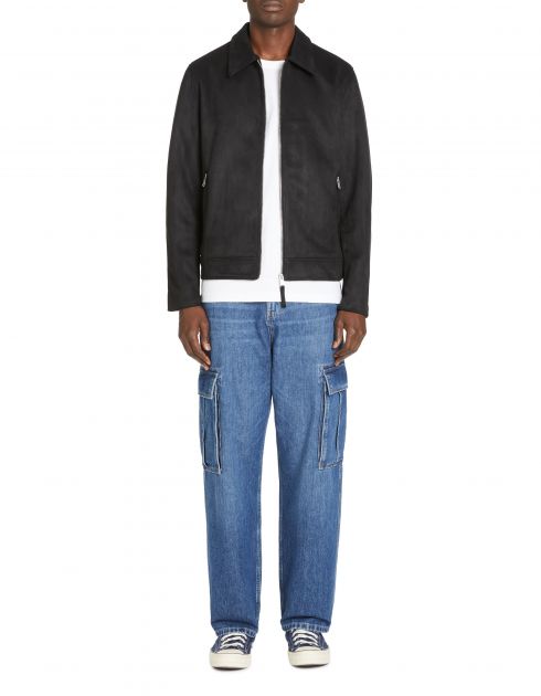 Blouson col chemise - noir
