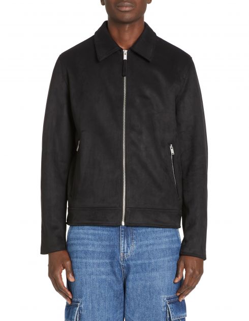 Blouson col chemise - noir