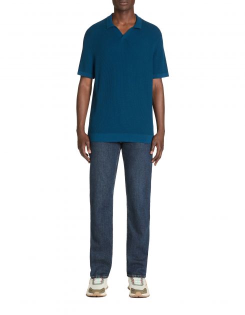 Polo regular maille milano - marine