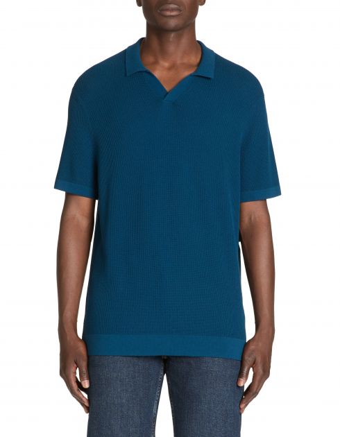 Polo regular maille milano - marine