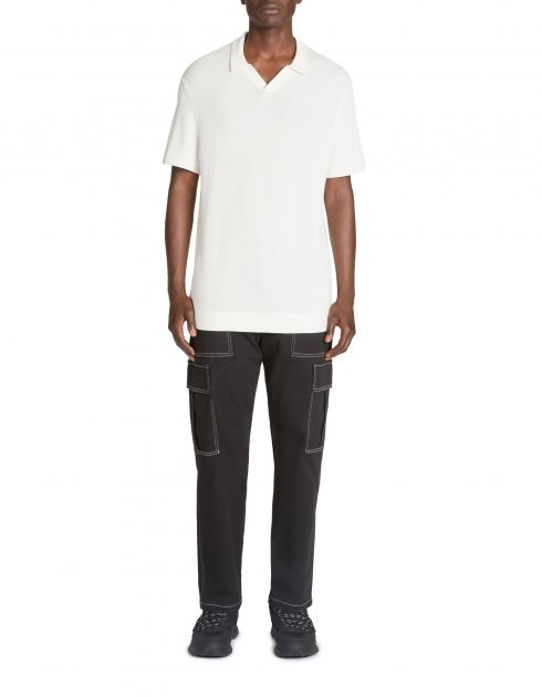 Polo regular maille milano - écru