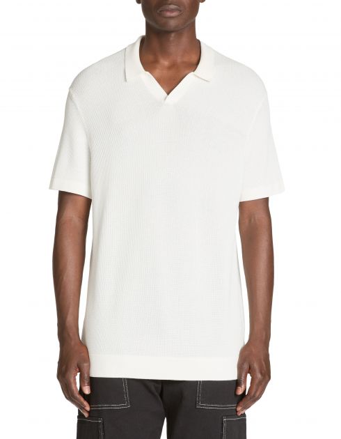 Polo regular maille milano - écru