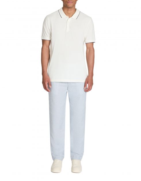 Pantalon chino slim - bleu