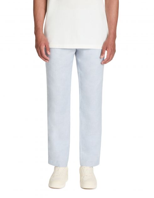 Pantalon chino slim - bleu