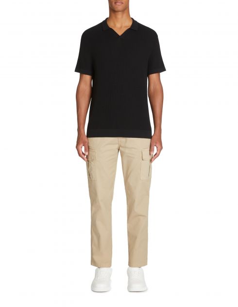 Pantalon cargo straight - beige