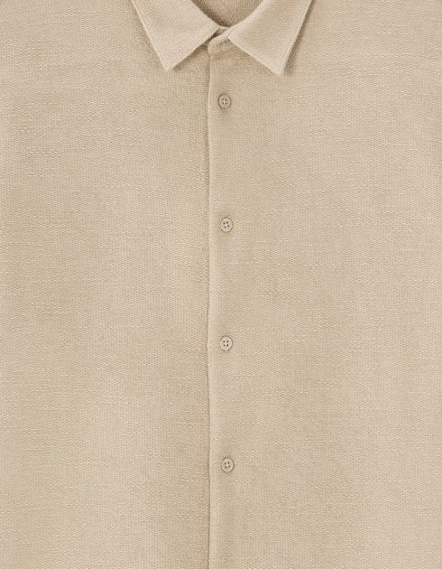 Chemisette regular en maille - beige
