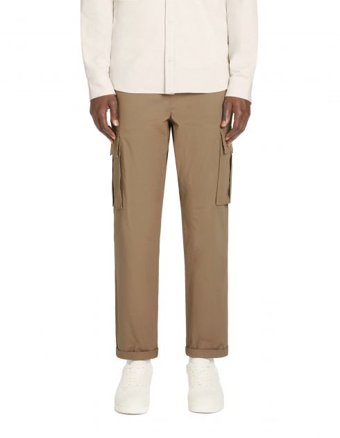 Pantalon cargo straight - taupe