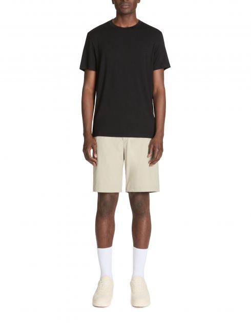 T-shirt col rond stretch - noir