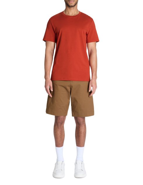 Bermuda 100% coton stretch - marron
