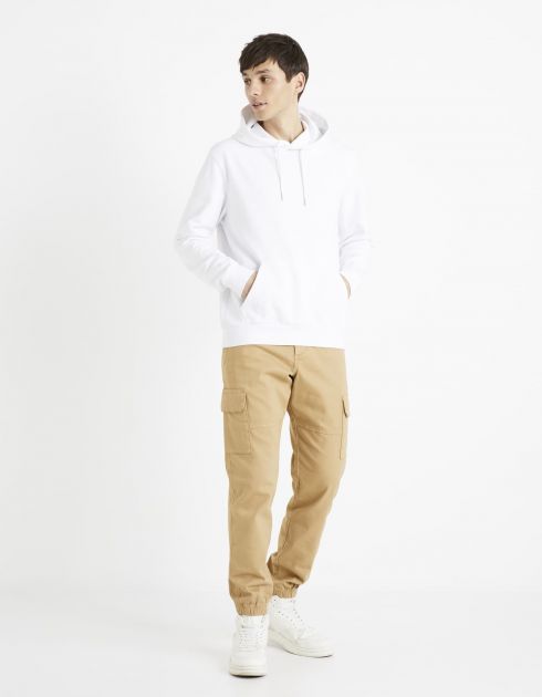 Pantalon slim cargo - sand