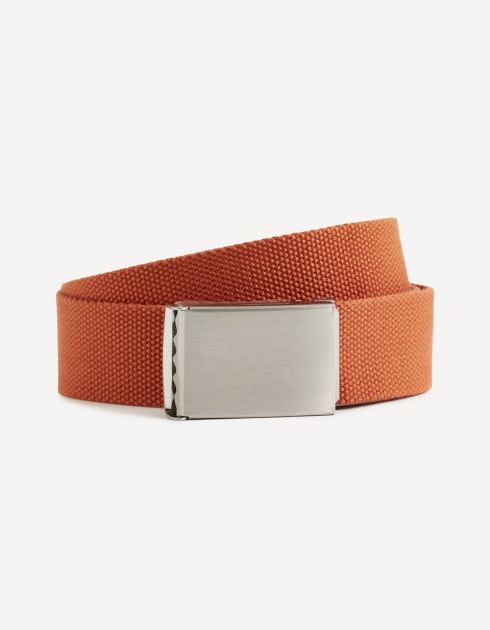 Ceinture sangle avec boucle en métal