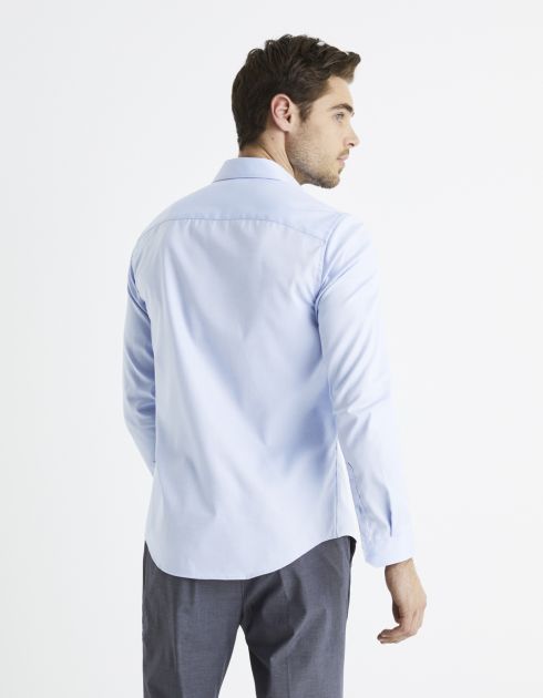 Chemise slim repassage facile