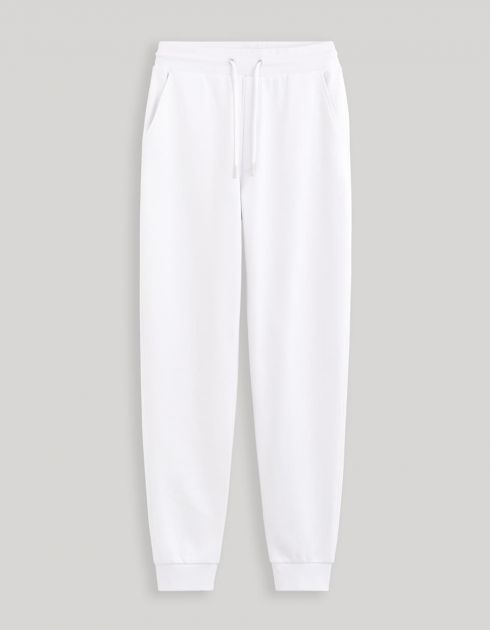 Jogging 100% coton - blanc