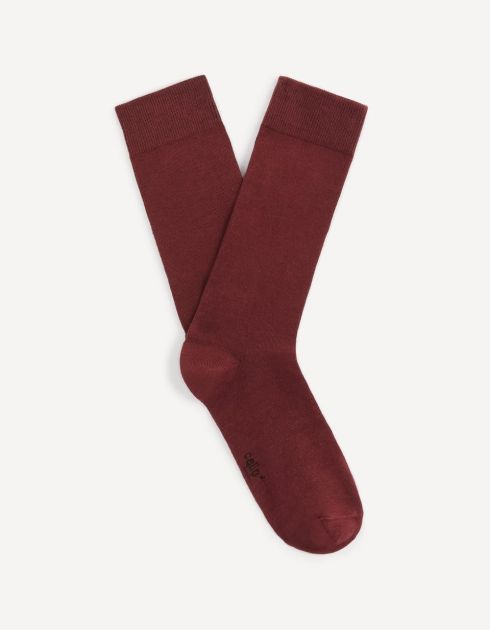 Chaussettes hautes en coton premium supima