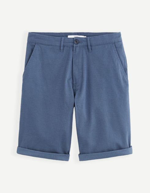 Bermuda poches chino en coton stretch