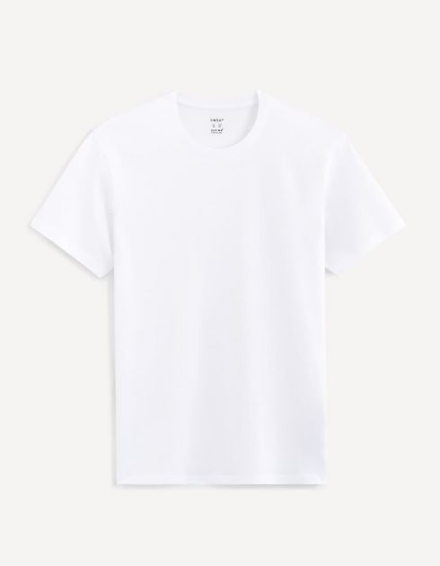 T-shirt col rond 100% coton