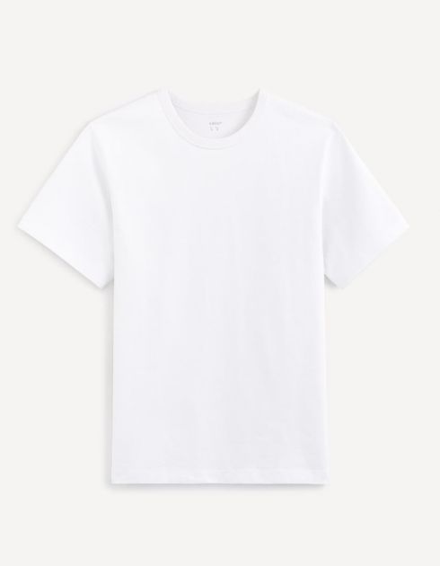 T-shirt col rond 100% coton